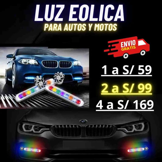 Led Eólica para Carros y Motos